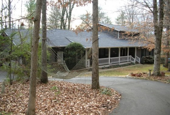 Pretty home just north of Asheville in the charming town of .Weaverville NC