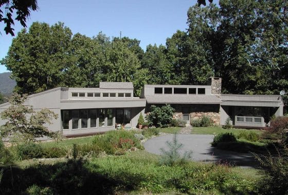 Eclectic modern home in Asheville NC