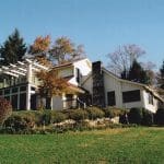 Unique log cabin transformed has become a great example of unusual asheville area real estate