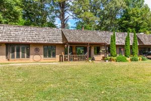 few underground homes are available, but this one near Asheville NC at 6 Stonegate Trail, Leicester, is currently for sale.