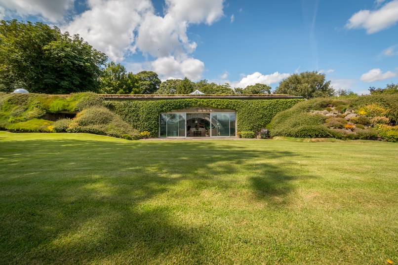 Picture of one of the Interesting and beautiful underground homes in the village of Holme in England