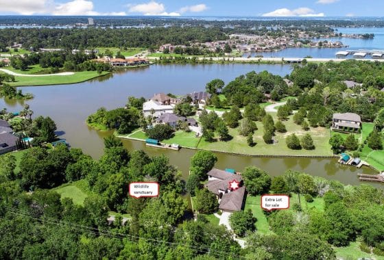 lake conroe waterfront estate