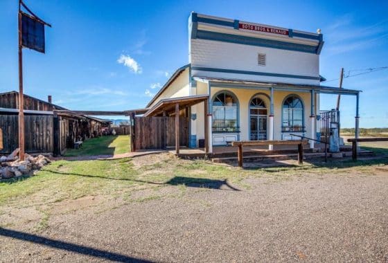 Arizona ghost town street view