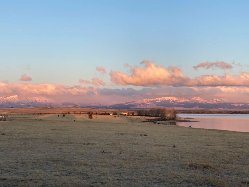 Looking across the lake from Waterfront Eureka Reservoir Home