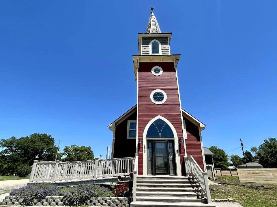 Front view of the Chouse Church Converted to a Home