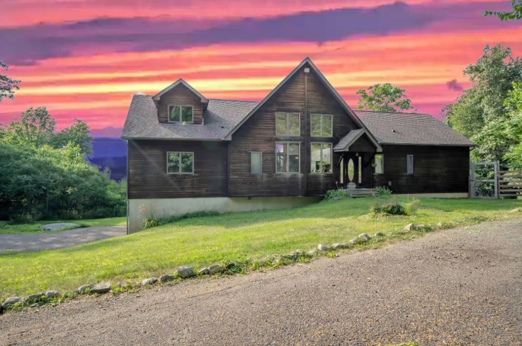 SUNSET AT SANCTUARY OVERLOOKING THE DELAWARE WATER GAP