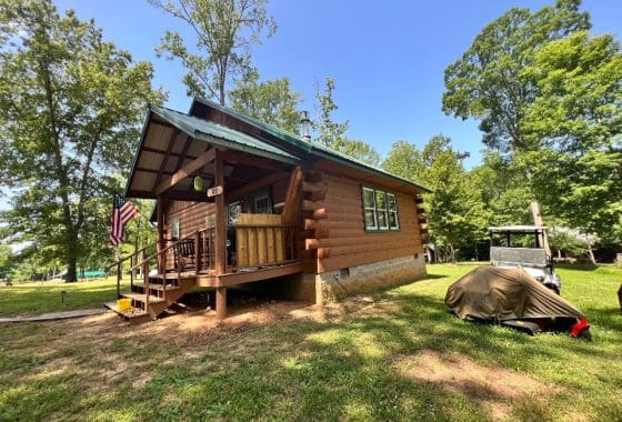 Exterior of Tater Bug Cabin