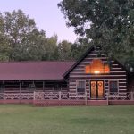 Twilight Log Cabin