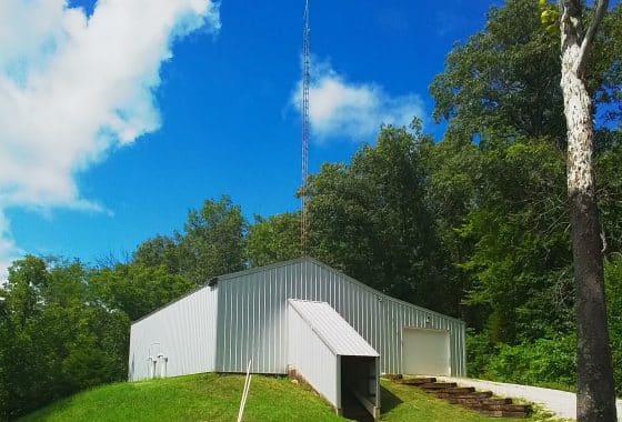 Underground Prepper Bunker exteriot