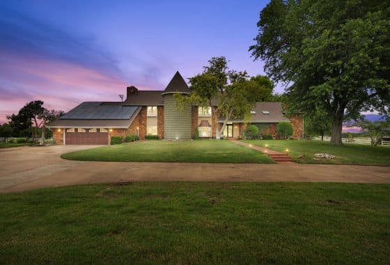 Exquisite Equestrian Estate front view