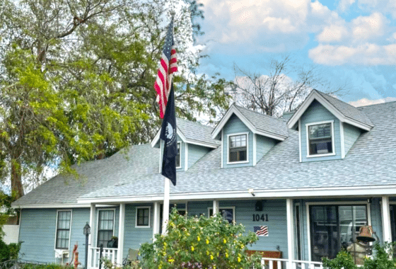 Exterior of a prepper home in disguise.