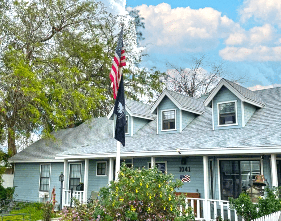 Exterior of a prepper home in disguise.